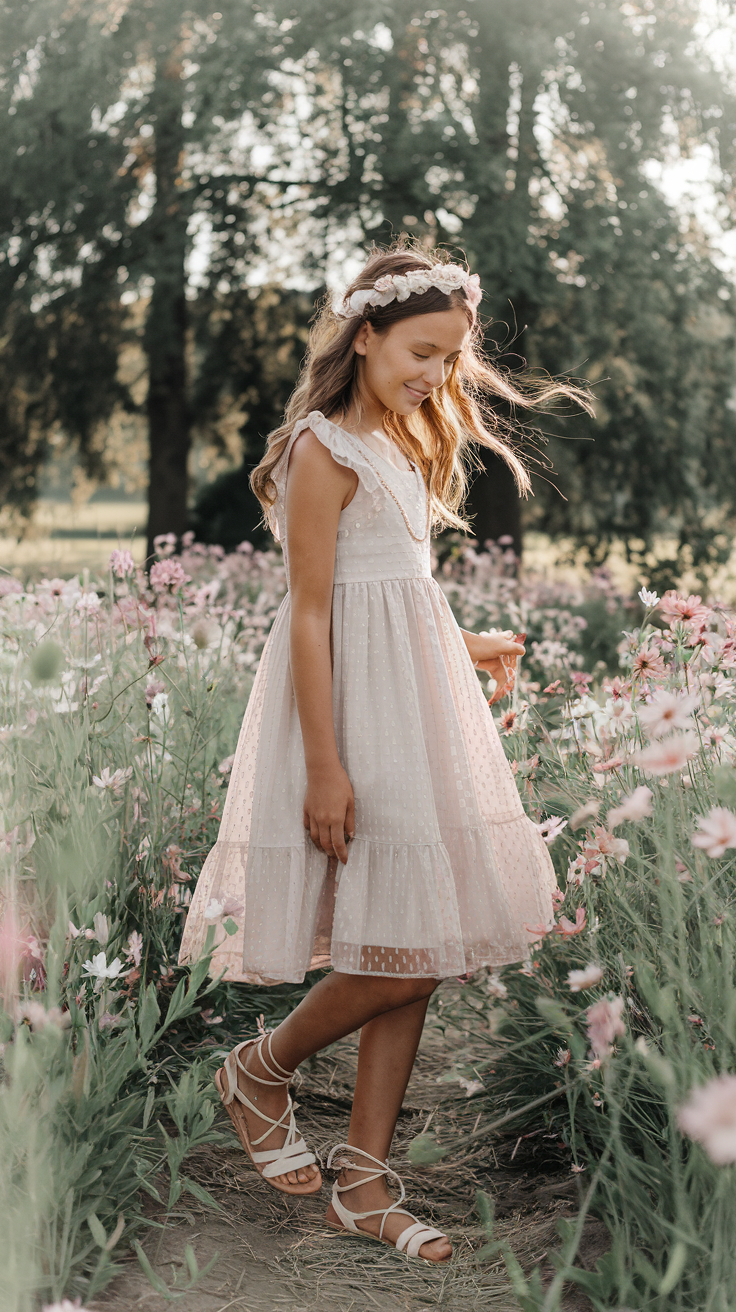 Classic Summer Dress + Sandals