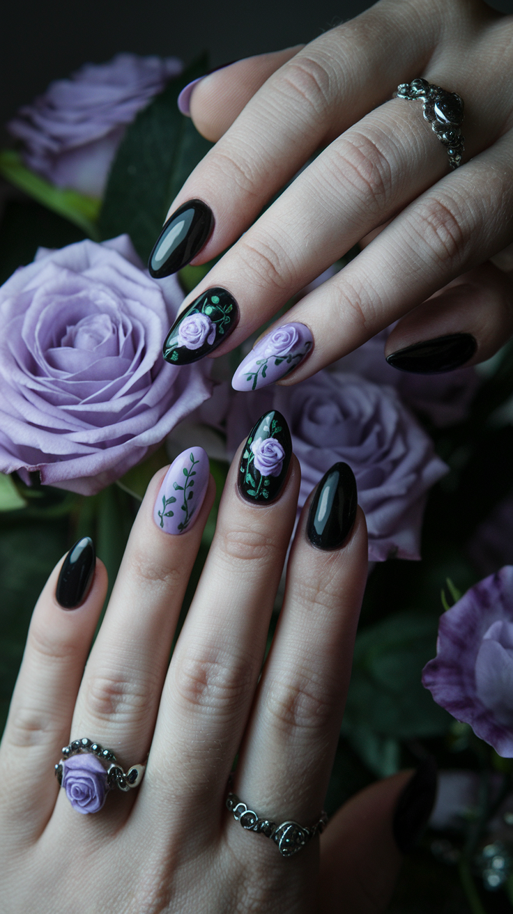 Dark Gothic Florals