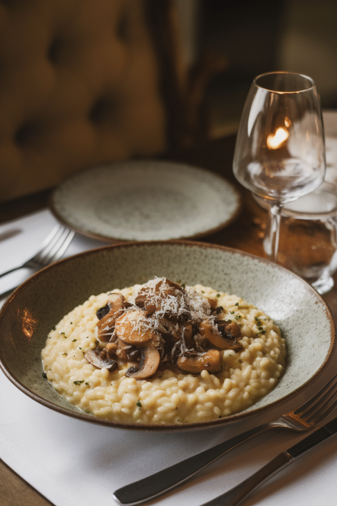 Creamy Mushroom Risotto