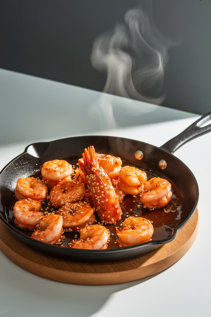 One-Pan Honey Garlic Shrimp