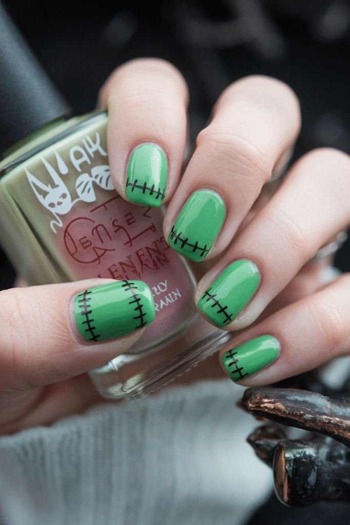 Frankenstein Nails