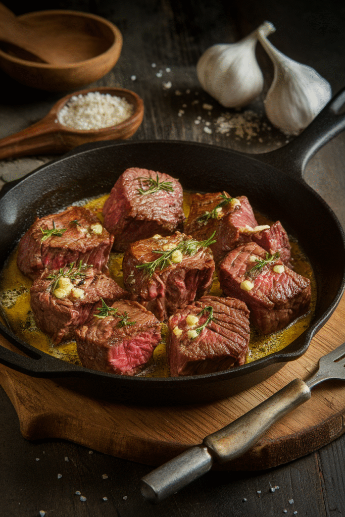 Garlic Butter Steak Bites