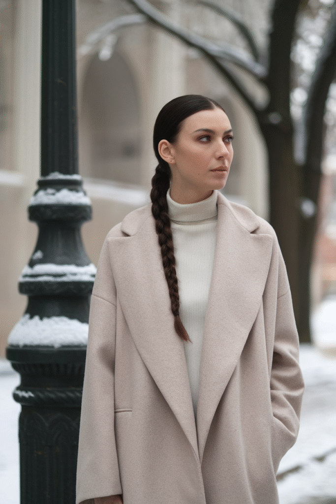 The Low Braided Ponytail