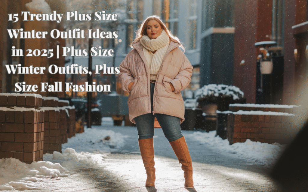15 Trendy Plus Size Winter Outfit Ideas in 2025 Plus size winter outfits, Plus size fall fashion