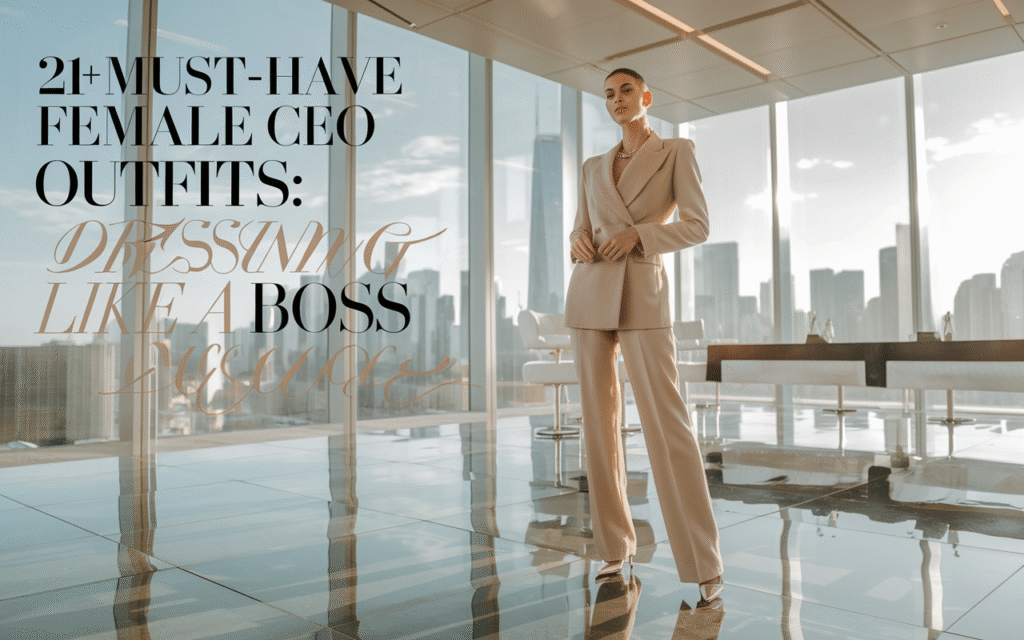 21+ Must-Have Female CEO Outfits Dressing Like a Boss