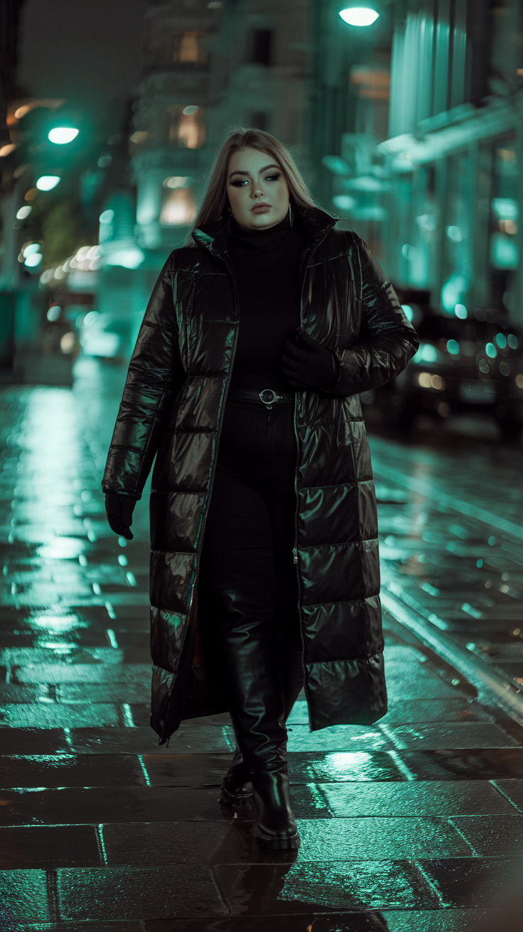 All-Black Winter Chic