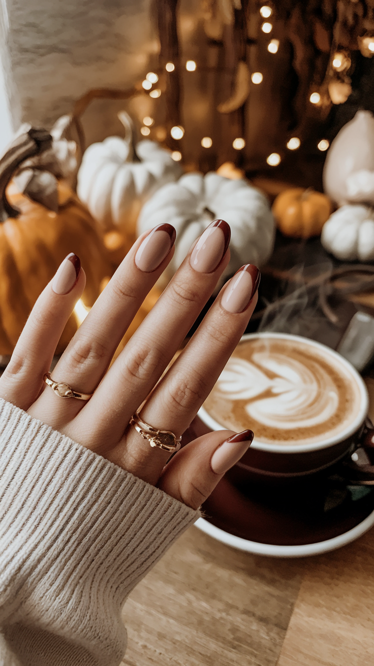 Cinnamon French Tips