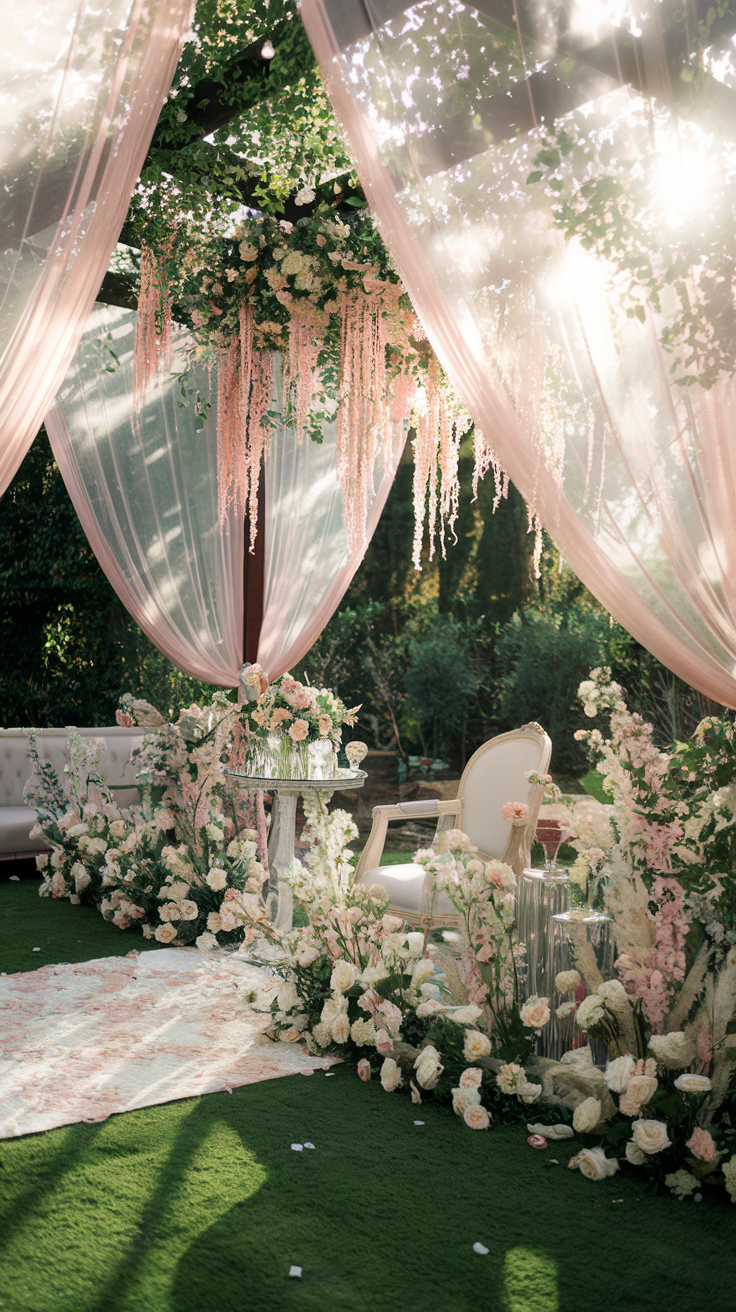 Draped Fabric Canopies