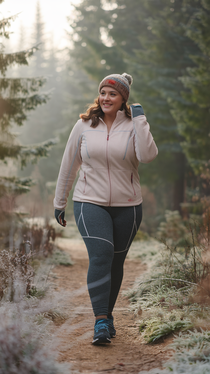 Fleece Jacket + Thermal Leggings