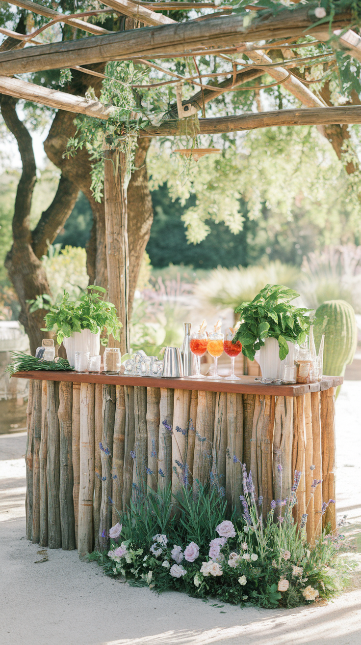Garden Cocktail Stations