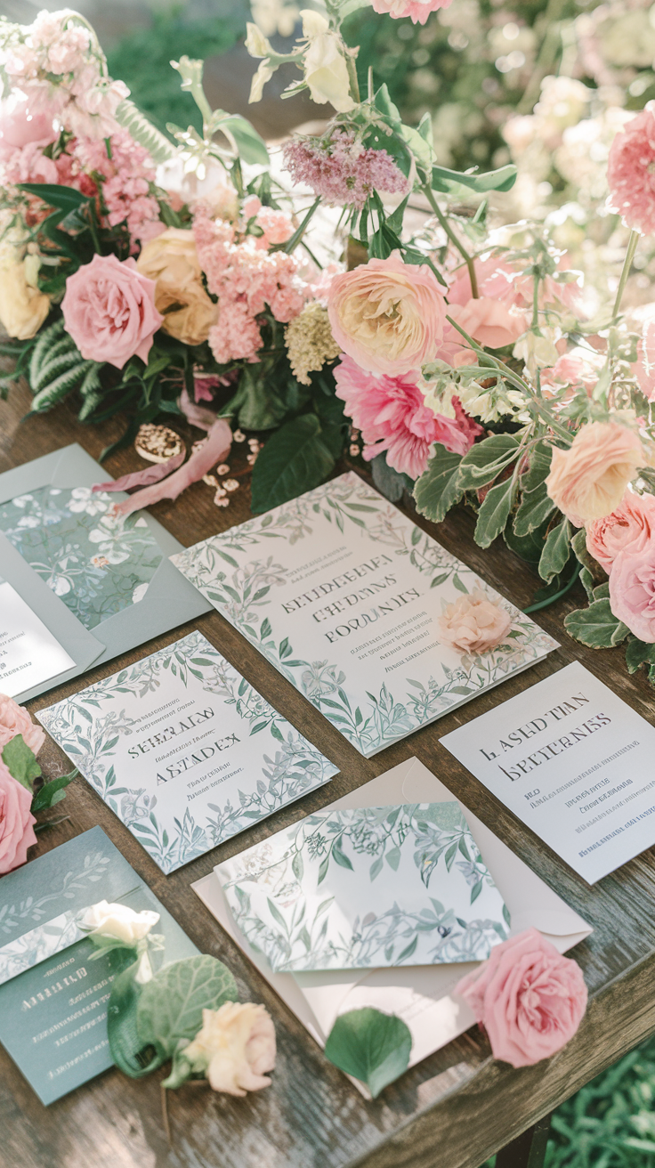 Garden-Inspired Invitations