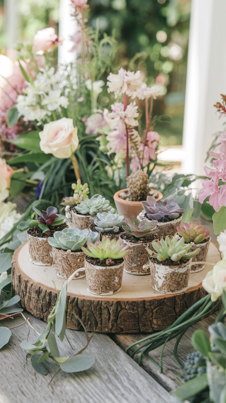 Garden Wedding Favors