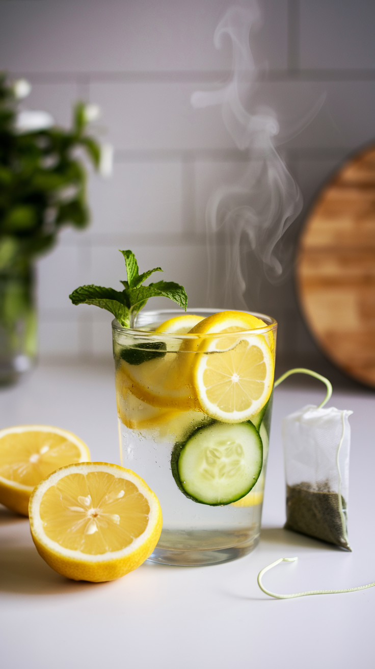 Green Tea Detox Water (Metabolism Booster)