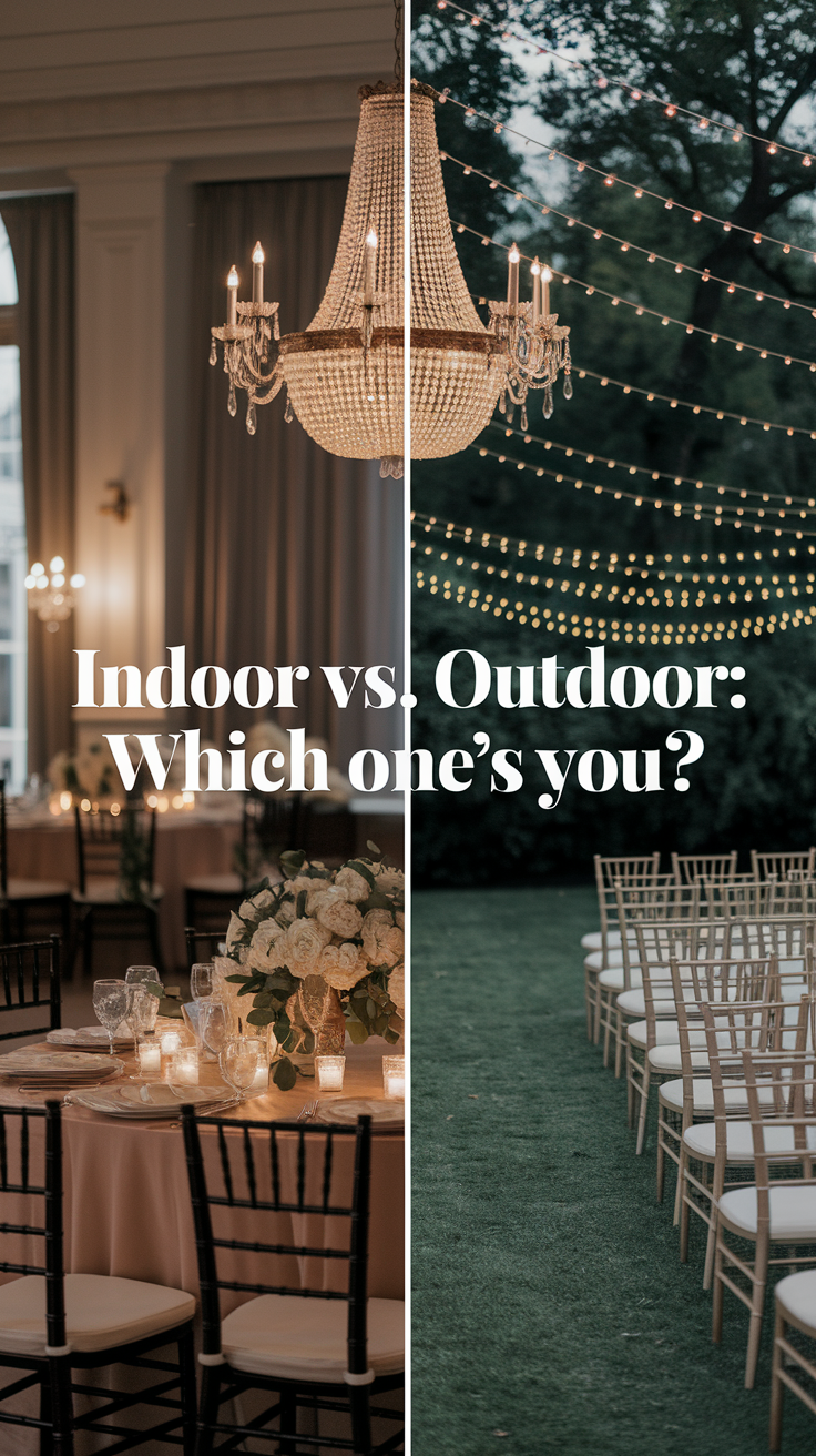 Indoor or Outdoor The Eternal Wedding Debate