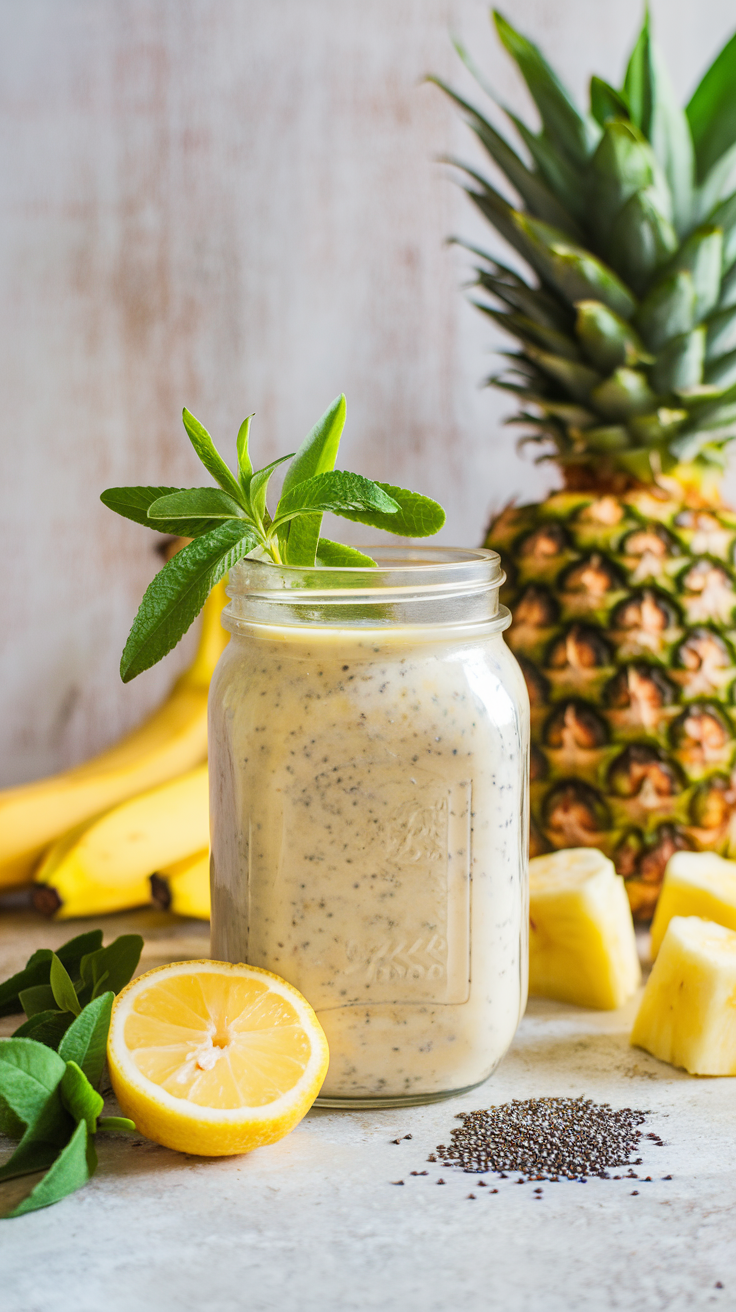 Lemon Balm Smoothie Option