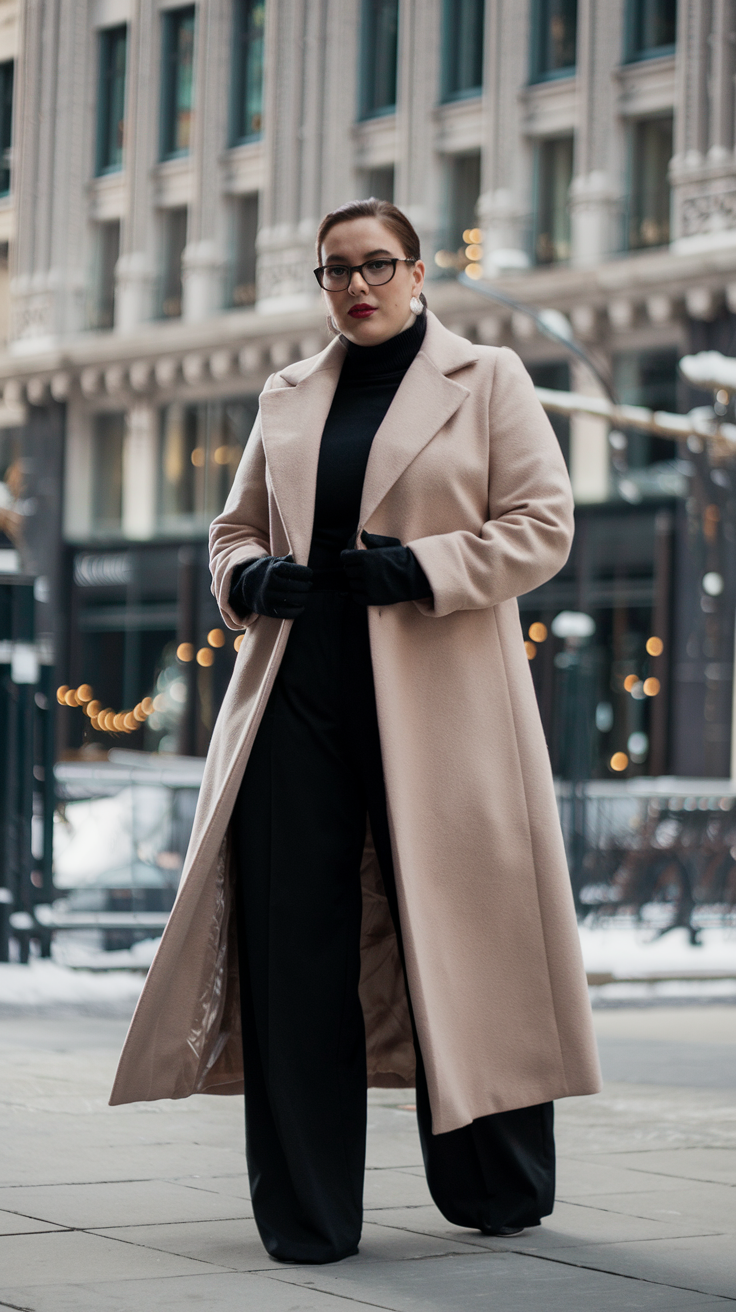 Maxi Coat + Wide-Leg Pants