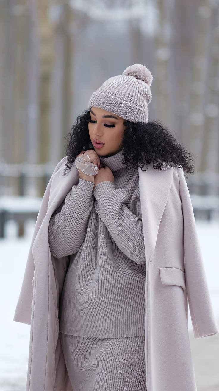 Monochrome Winter Outfit