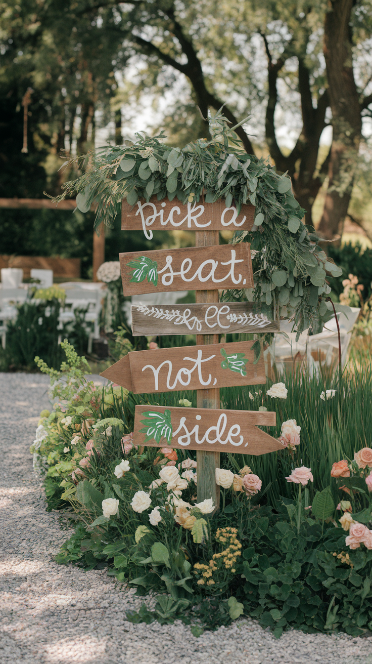 Rustic Wooden Signs