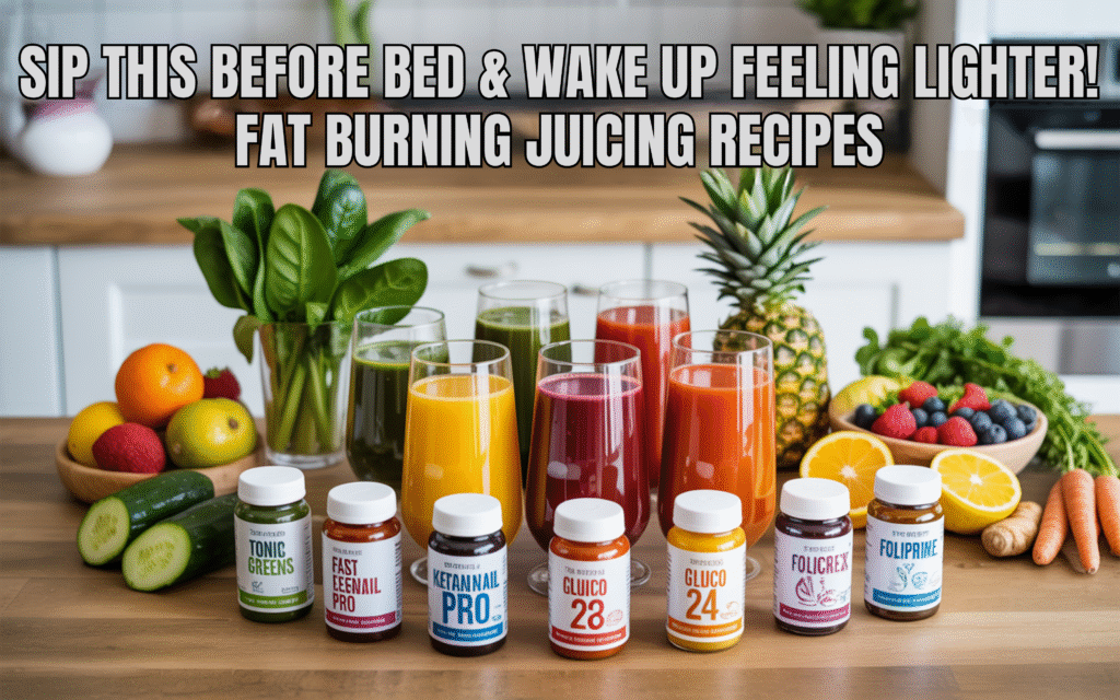 Sip This Before Bed & Wake Up Feeling Lighter! Fat Burning Juicing Recipes