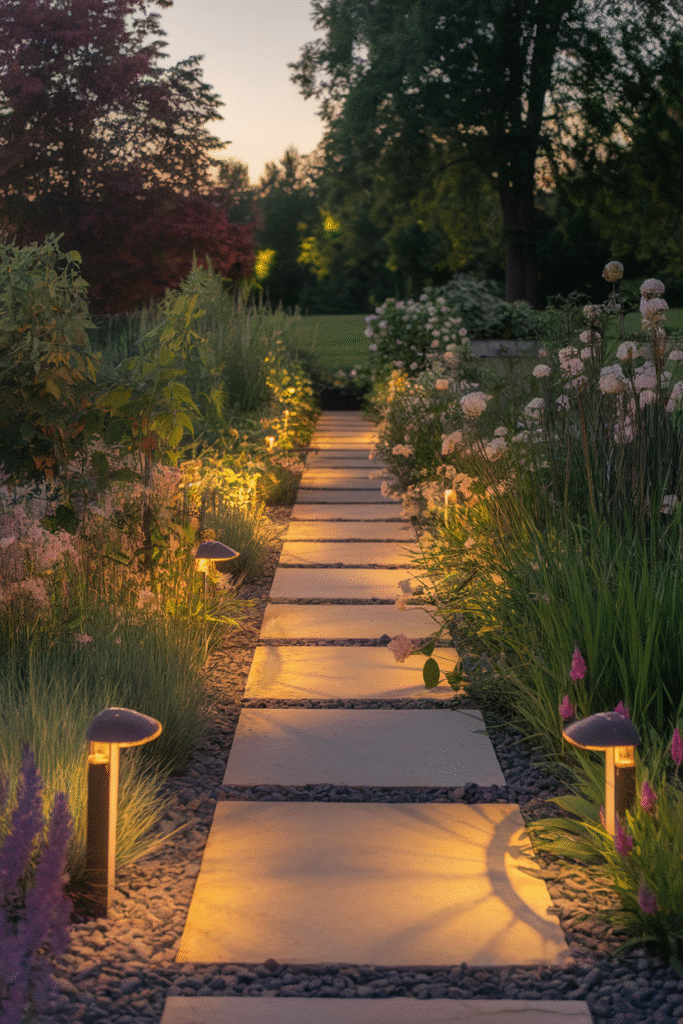 Line Your Pathways With Solar Lights