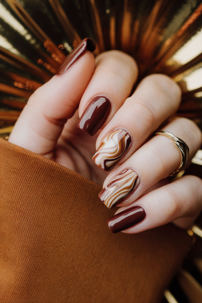 Chestnut Swirl Marble