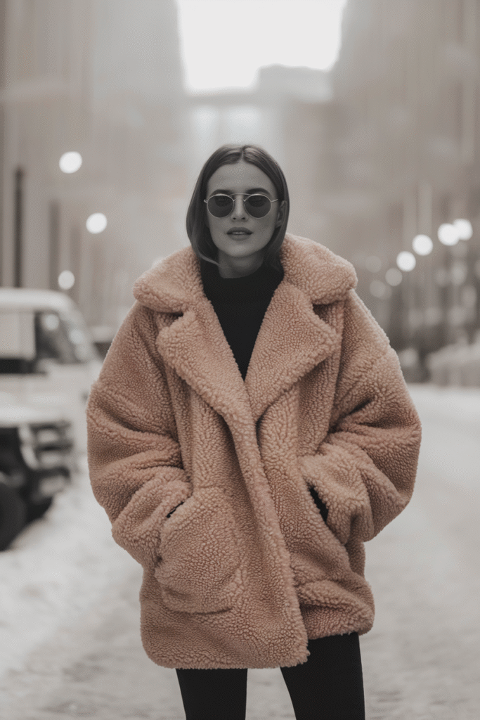 Teddy Coat + Monochrome Base