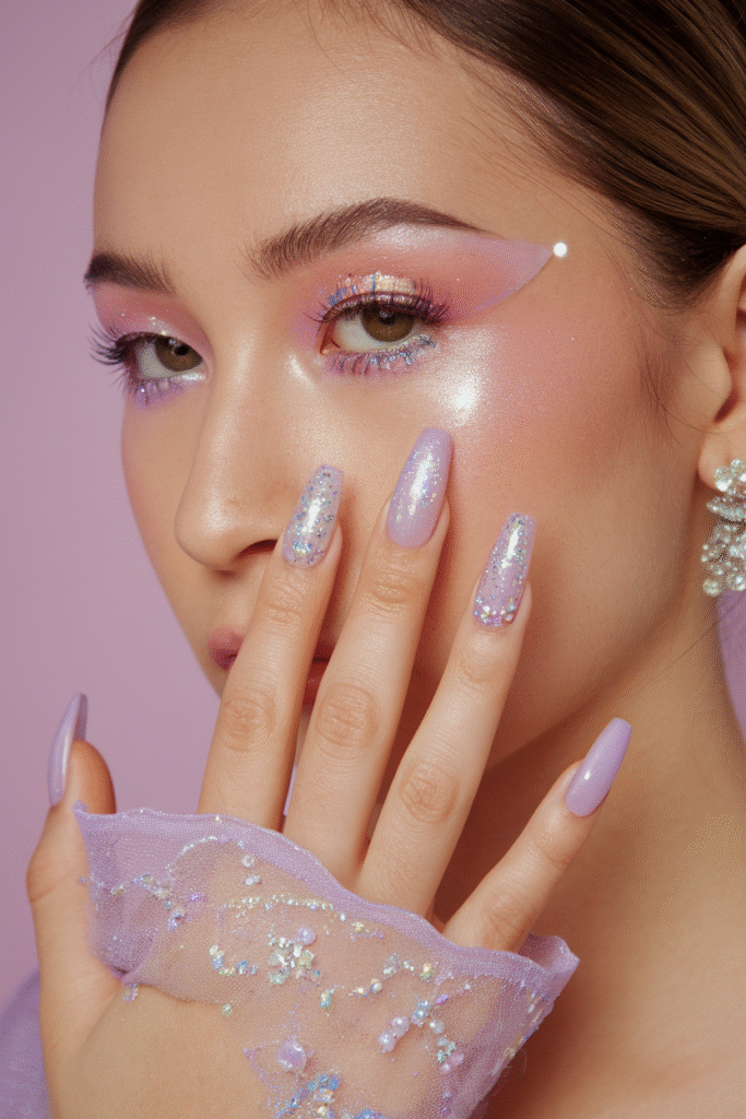 Baby Lavender Shimmers