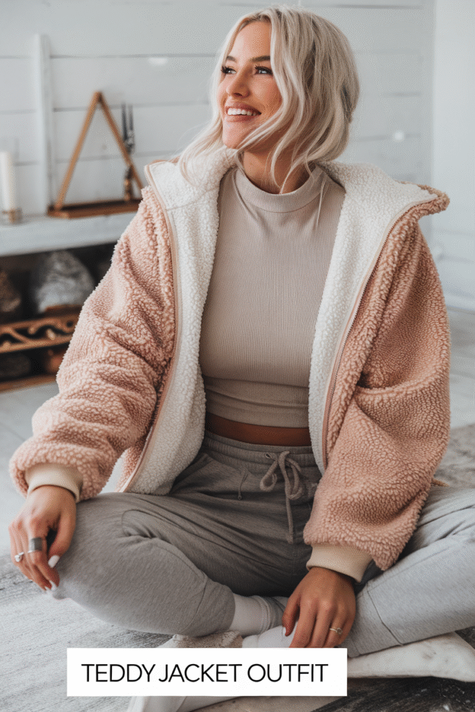 Sherpa Jacket + Thermal Top + Joggers