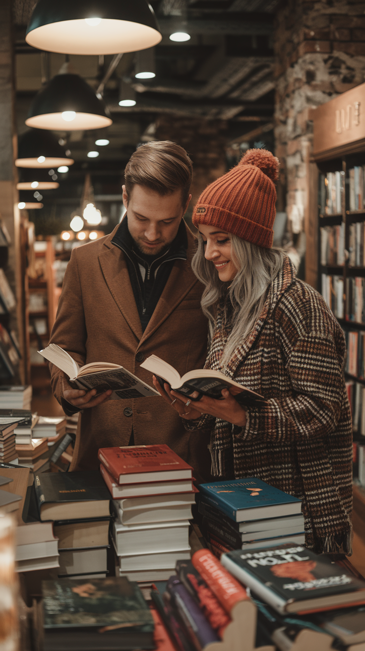 Bookstore or Library Date