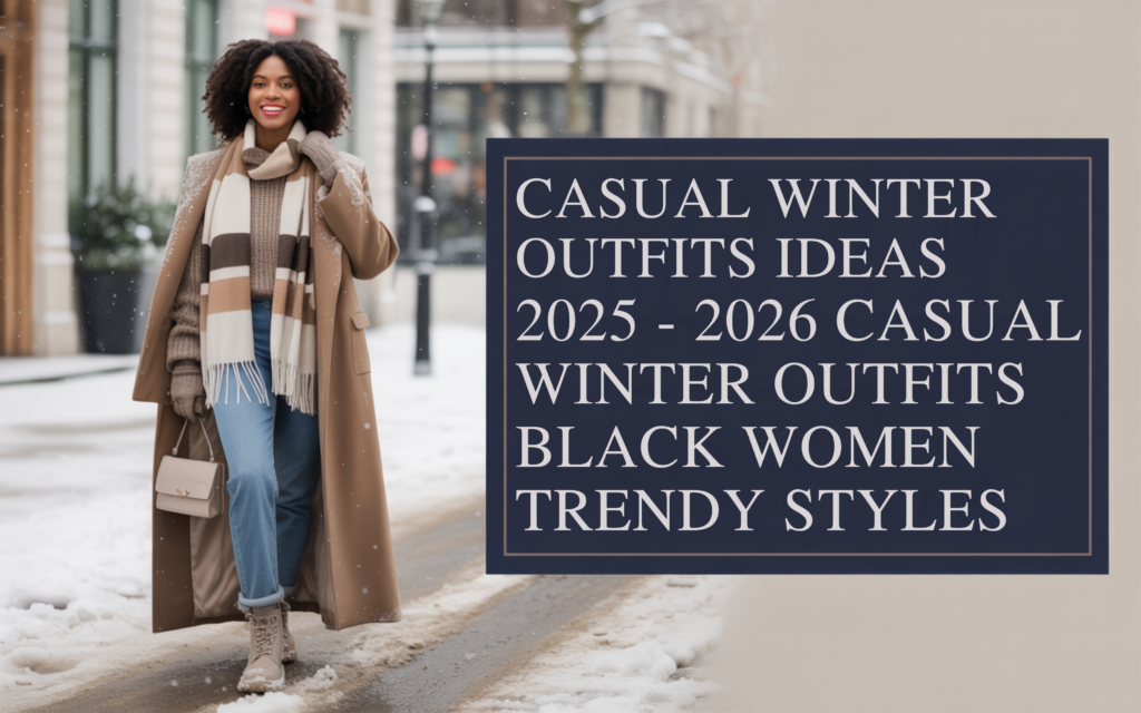 Casual winter outfits ideas 2025 - 2026 casual winter outfits black women trendy styles