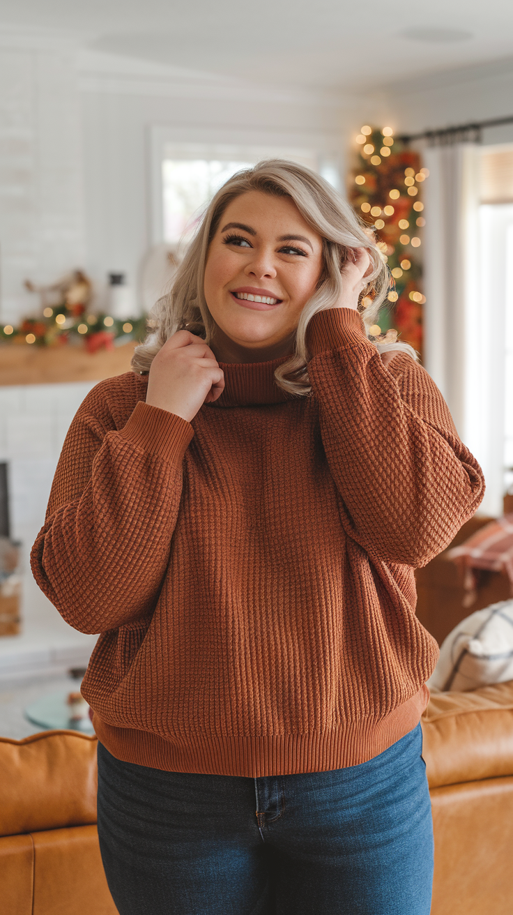 Flattering Plus-Size Thanksgiving Outfit Inspiration