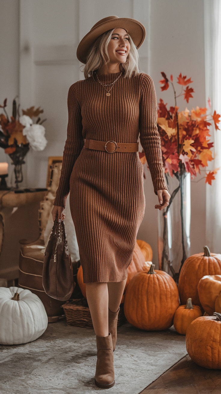 Sweater Dress Style – Image Prompt