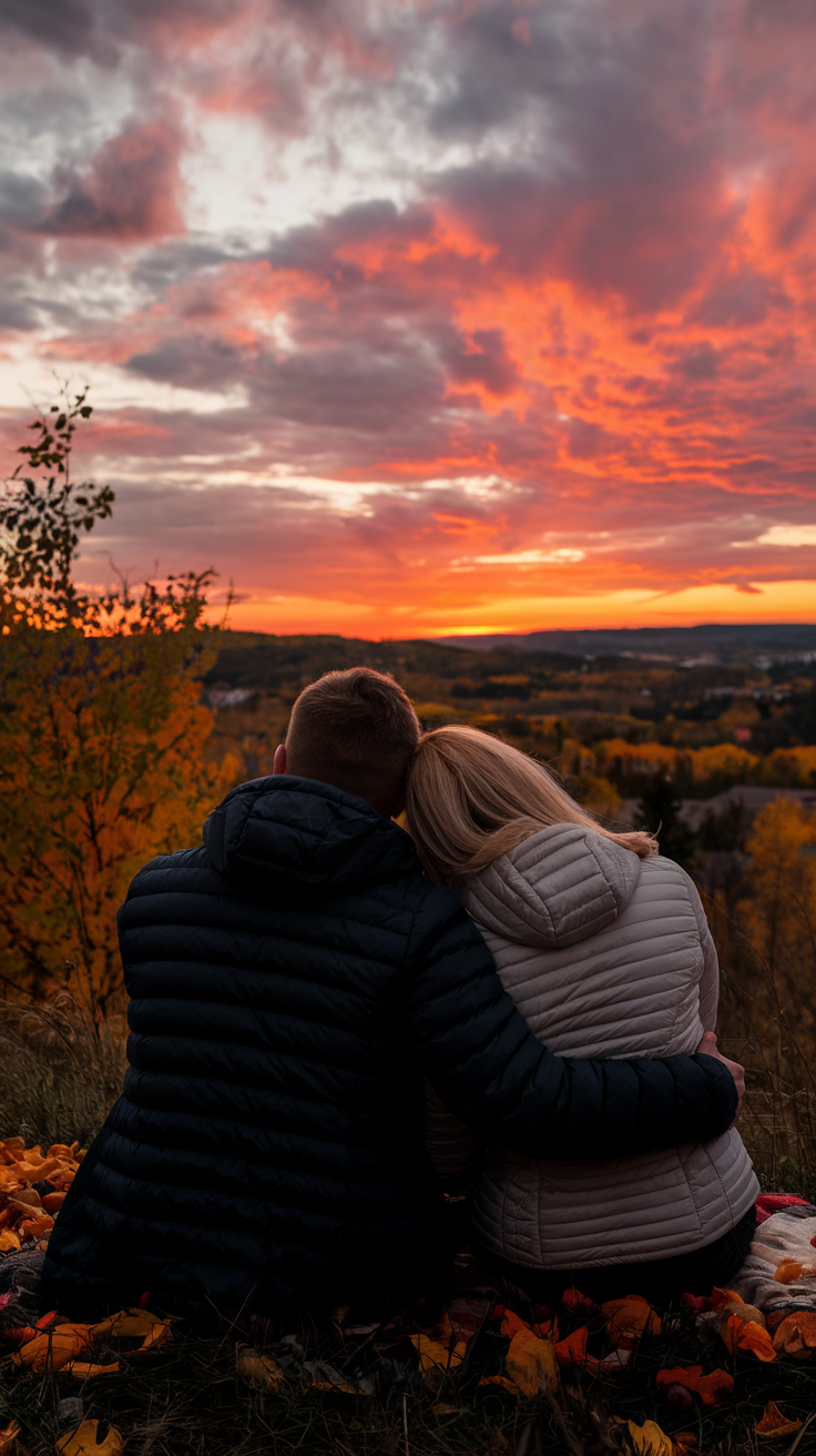 Watching the Autumn Sunset