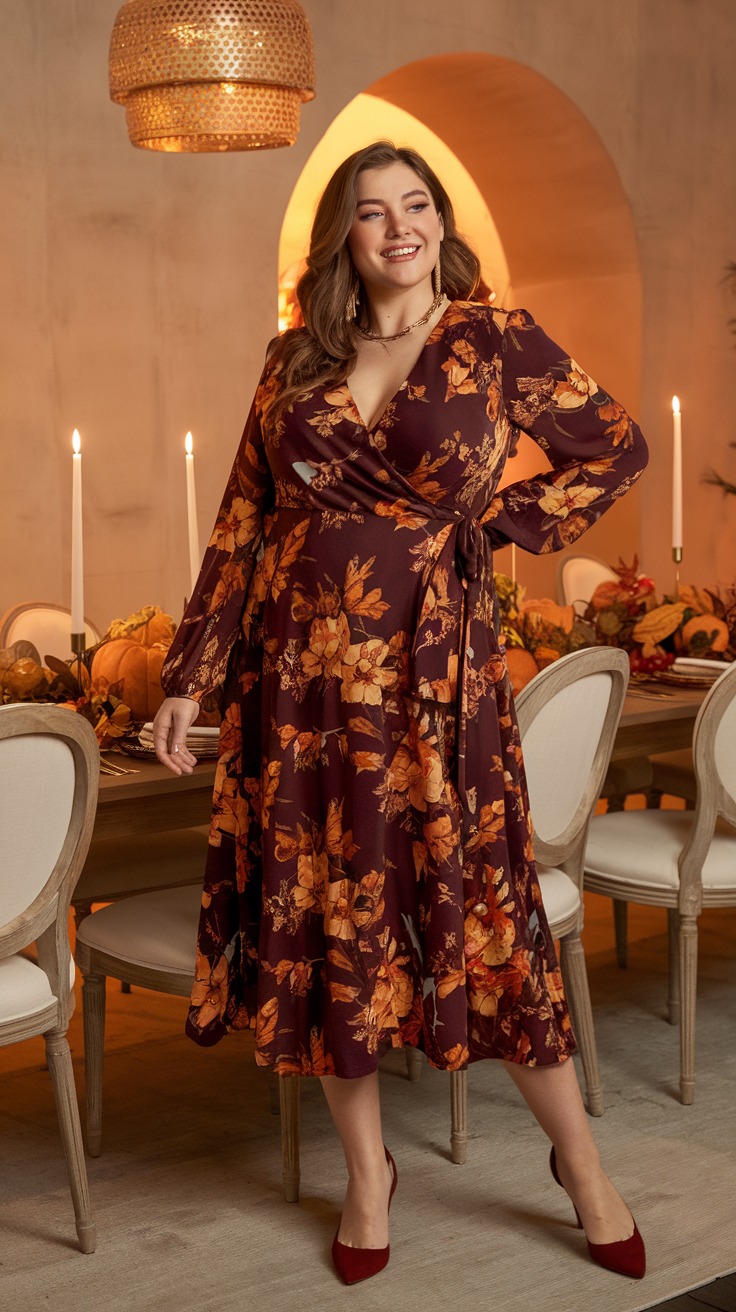 Wrap Dresses That Flatter Curves