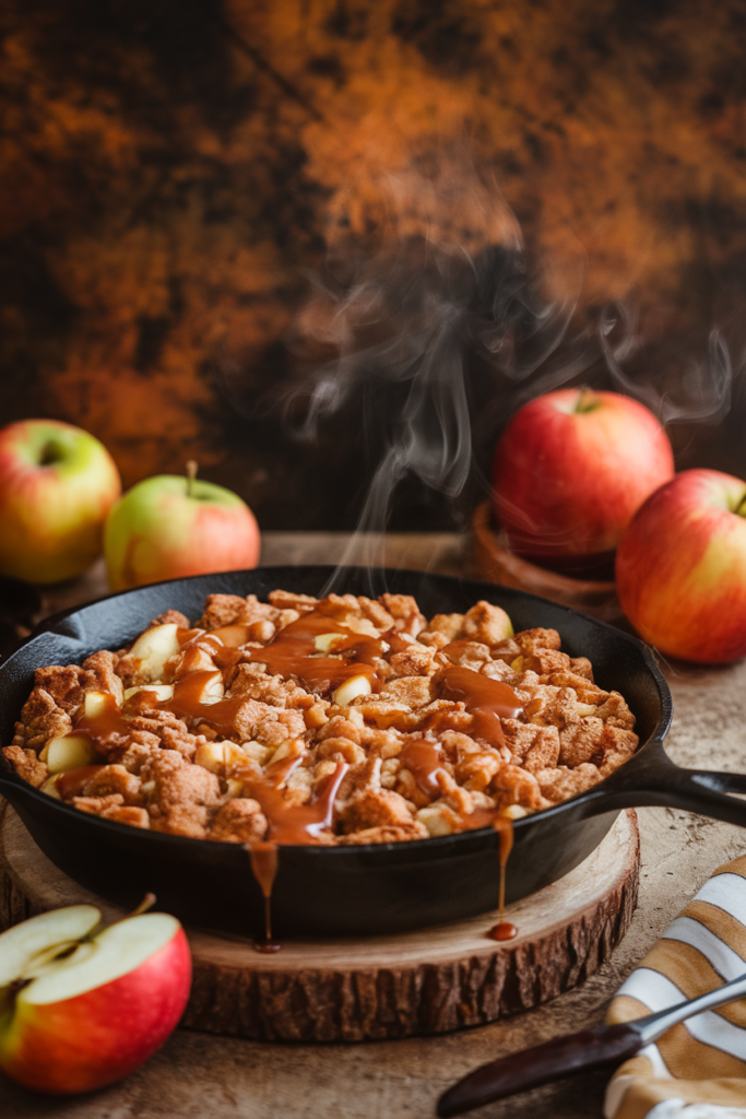 Salted Caramel Apple Crisp That Smells Like Heaven