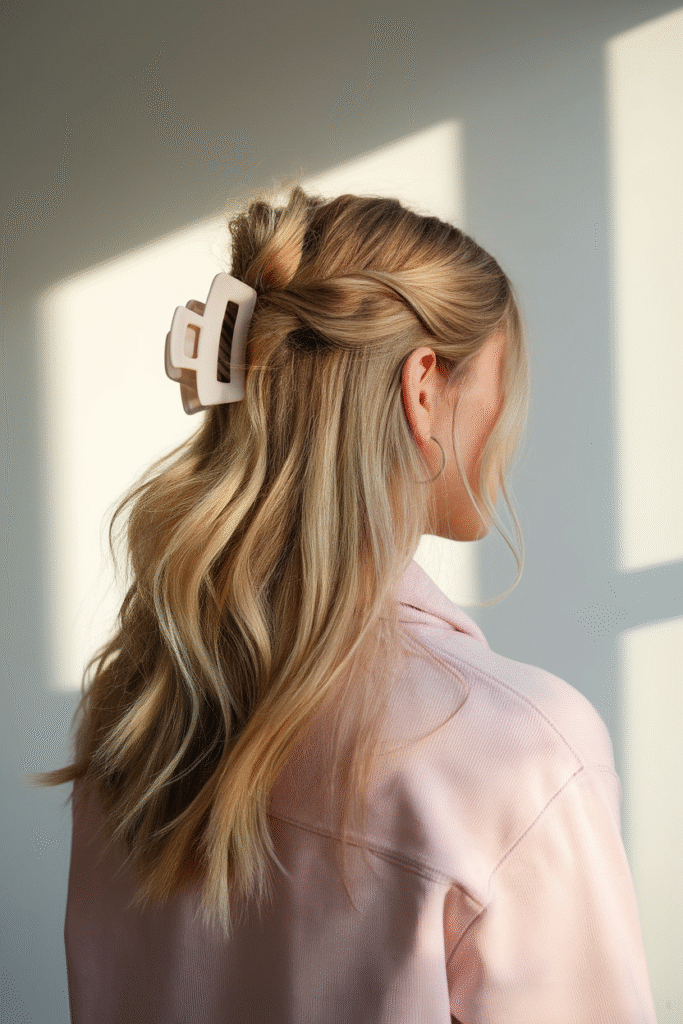 The Lazy Half-Up Clip