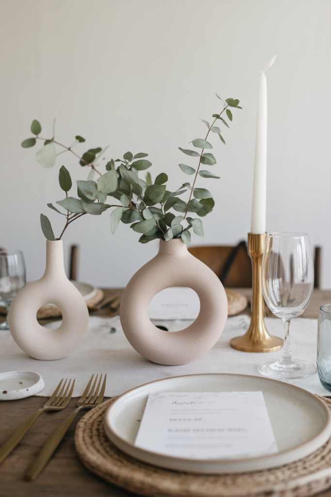 Ceramic Vases in Soft Organic Shapes
