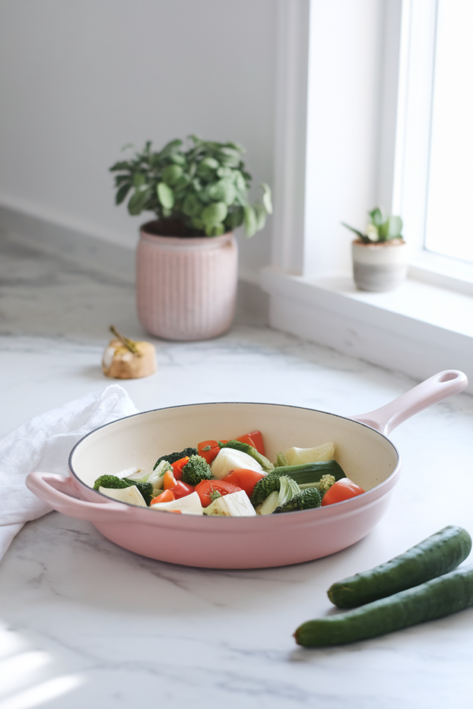 Ceramic Pans for Low-Oil Cooking