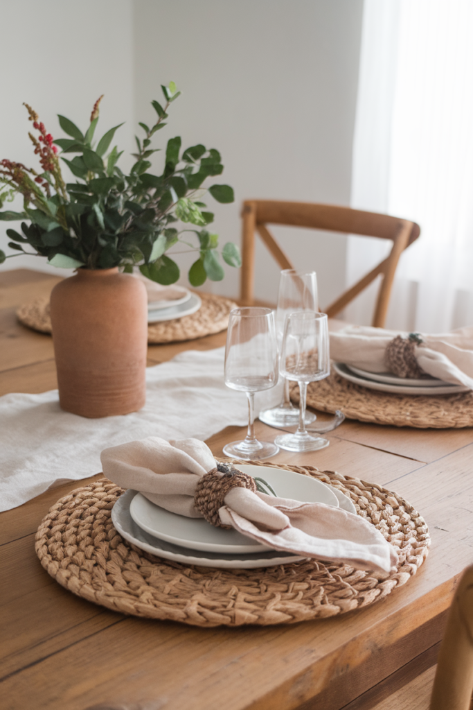 Woven Placemats for Texture