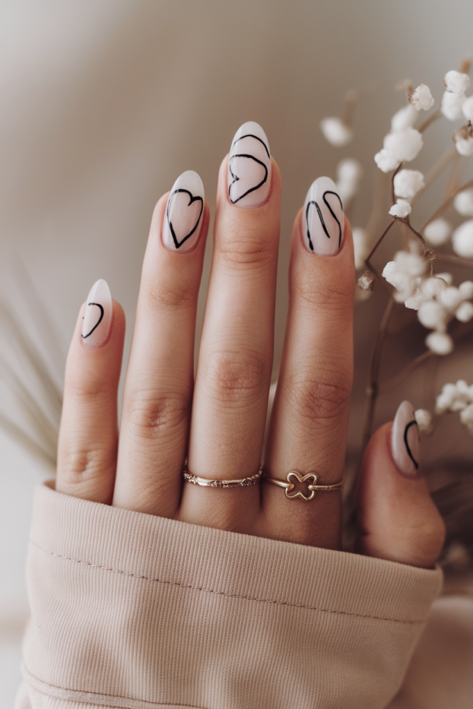 Cute Valentine Nail Art That Feels Playful